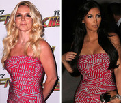 Vote! Britney and Kim K: Who Wore It Better?