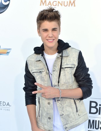Justin Bieber arrived to the Billboard Music Awards in Las Vegas on Sunday.