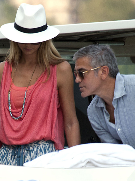 George Clooney and Stacy Keibler Get Food Poisoning