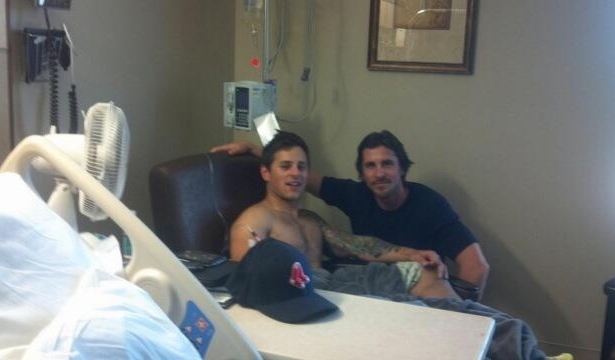 Christian Bale Visits Colorado Shooting Victims