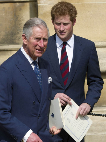 Prince Charles Advises Harry -- Get Out of Town