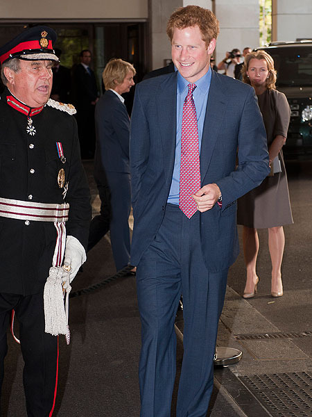 Prince Harry Makes a Public Appearance... with His Clothes On