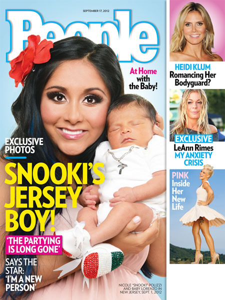 First Pic! Snooki and Baby Lorenzo