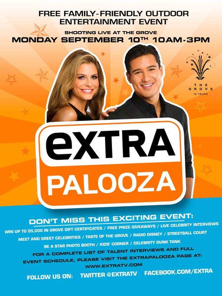 ExtraPalooza at The Grove! The Complete Schedule