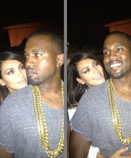 Pics! Kim and Kanye's Relationship Documented via Instagram