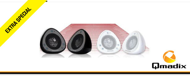 Win It! Qmadix iharmonix Q-I Sound Stereo Speakers