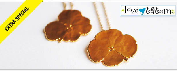 Win It! A Lovetatum Gold Necklace