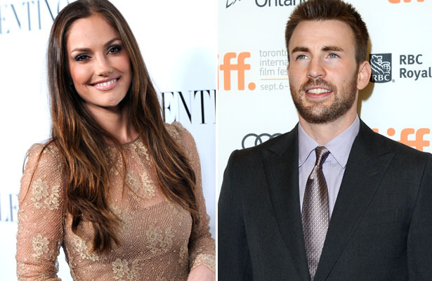 Minka Kelly and Chris Evans Caught Kissing