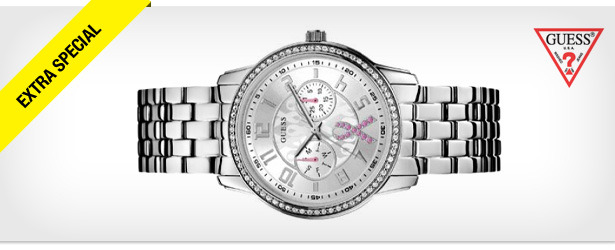 Win It! A GUESS 'Sparkling Pink' Watch