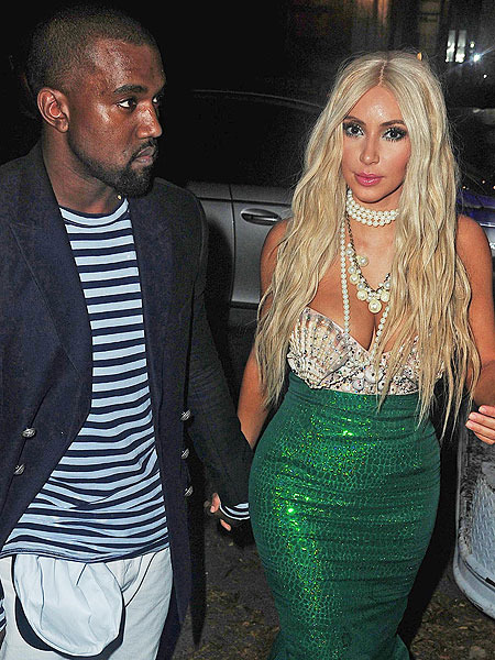 Pic! Kim Kardashian Plays Mermaid for Halloween