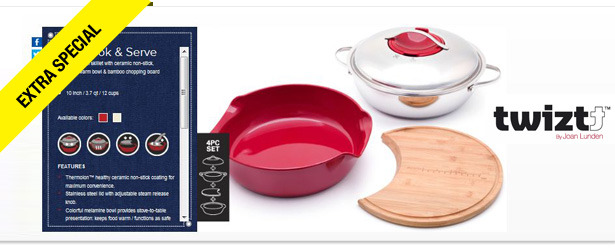 Win It! A Twiztt All-in-One Cookware Set from Joan Lunden