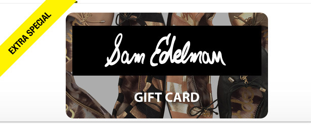Win It! A Gift Card for a Pair of Sam Edelman Shoes