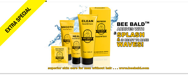 Win It! A Bee Bald Man Care Products Daily Regimen Kit