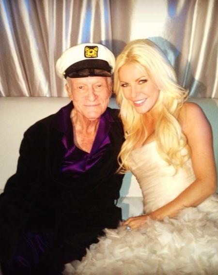 Hugh Hefner and Crystal Harris Tie the Knot