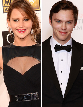 Jennifer Lawrence and Nicholas Hoult Split