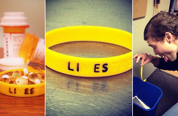 Former Lance Armstrong Supporters Deface Livestrong Gear