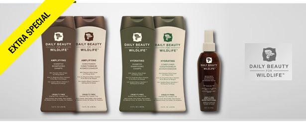 Win It! Daily Beauty for Wildlife Hair Care Products