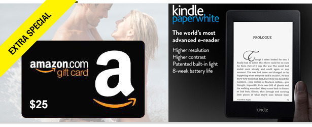 Win It! An Amazon Kindle Paperwhite and $25 Amazon Gift Card