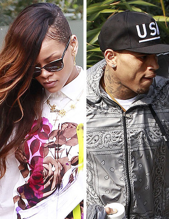 Rihanna Shows Support for Chris Brown in Court