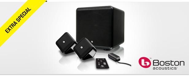 Win It! A Boston Acoustics SoundWare XS Digital Cinema