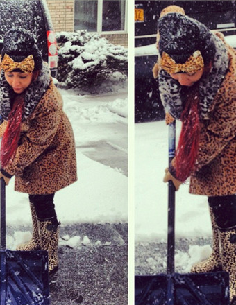 Celebs Tweet about Winter Storm Nemo
