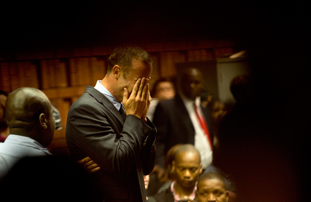 Oscar Pistorius Breaks Down in Court as Prosecution Talks Murder Charges