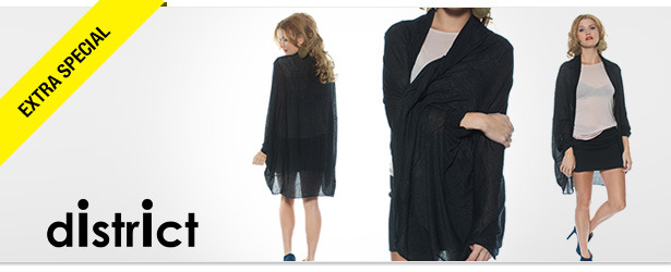 Win It! A Cashmere Wrap from District