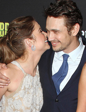James Franco and Ashley Benson Get Flirty at 'Spring Breakers' Premiere
