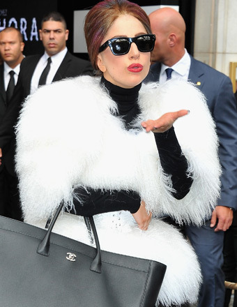 Lady Gaga Celebrates Birthday, Rolls in Louis Vuitton Style