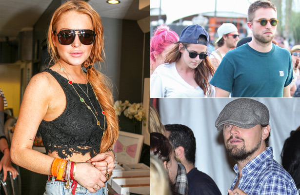 Stars at Coachella! Lindsay Lohan, Leonardo DiCaprio and Others