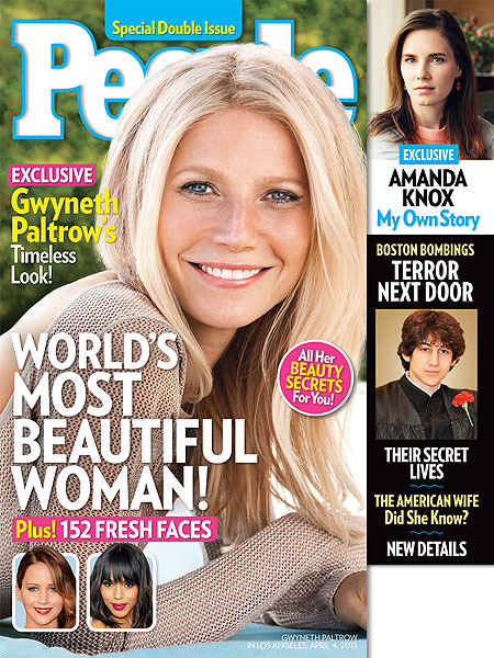 Gwyneth Paltrow Says Her Kids Don’t See Her as 2013 Most Beautiful Woman