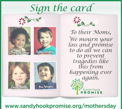 Sign a Sandy Hook Promise Mother's Day Card