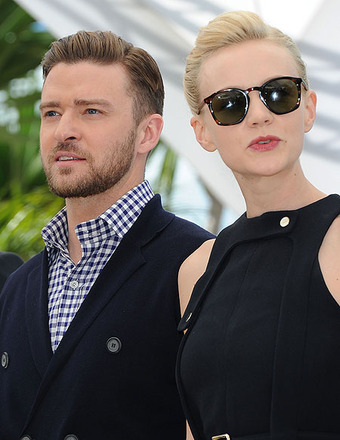 Justin Timberlake and Carey Mulligan attended the Cannes Film Festival photocall for "Inside Llewyn Davis."