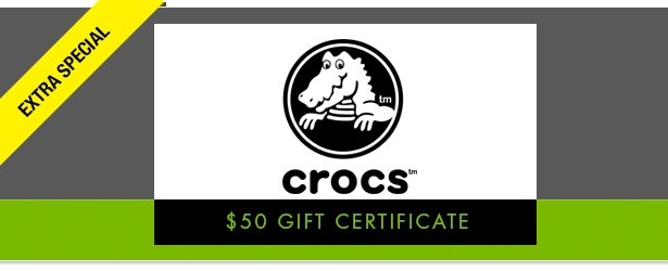 Win It! A $50 Gift Card to Crocs.com