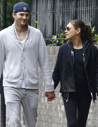 Mila Kunis and Ashton Kutcher Hit the Beach with Princess Beatrice