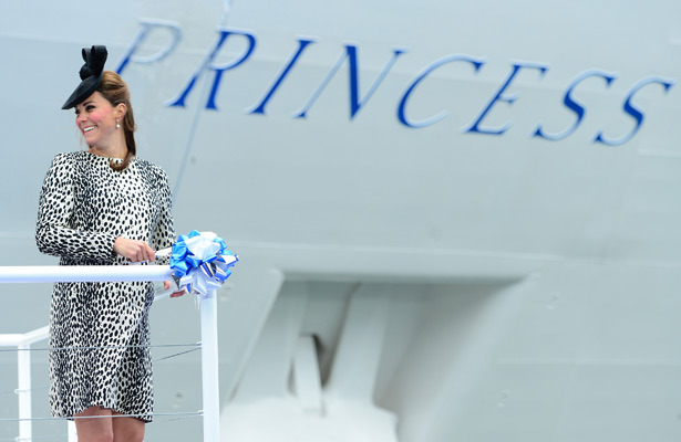 Video! Kate Middleton Christens Ship Before Taking Maternity Leave