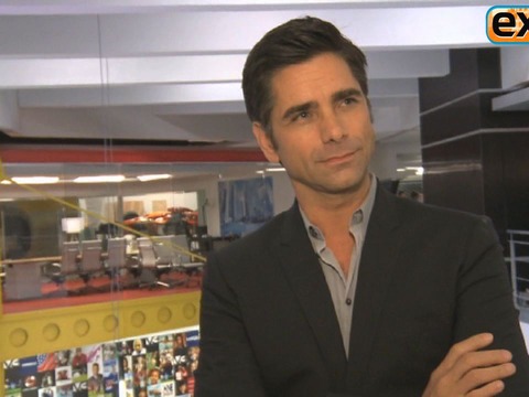 John Stamos on the Set of ‘Necessary Roughness’