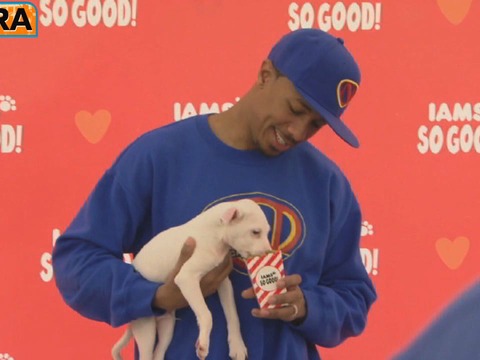Video! Nick Cannon Talks Mariah's Recovery at IAMS Event
