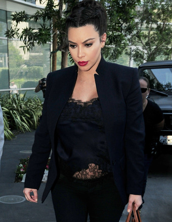 First Pics of Kim Kardashian and Baby North West