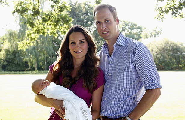 Prince George Pics! The First Official Royal Family Portrait