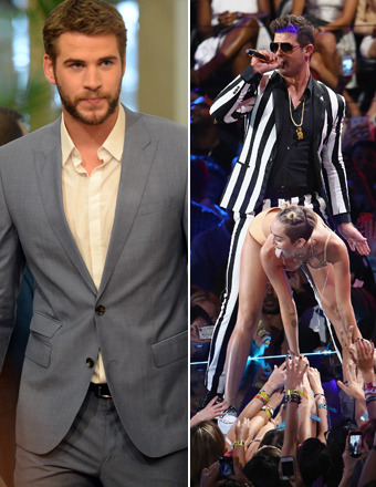 Liam Hemsworth 'Mortified' by Miley Cyrus' Raunchy Twerking at MTV VMAs