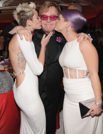 Elton John Foresees Miley Meltdown, Says He Can’t Reach Gaga