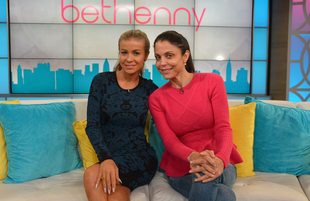 Stars Without Makeup! Bethenny Frankel and Carmen Electra