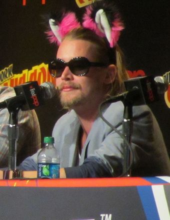 Child Star Sighting! Macaulay Culkin Hits NYC Sporting a Beard and Bunny Ears