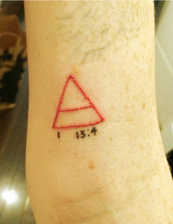 Exclusive: The Inspiration Behind Lindsay Lohan’s New Triangle Tattoo