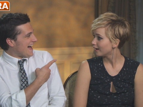 Josh Hutcherson Rates Jennifer Lawrence's Kissing Skills, Watch Her Reaction!