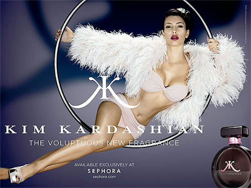 Kim Kardashian goes retro glam for new ad