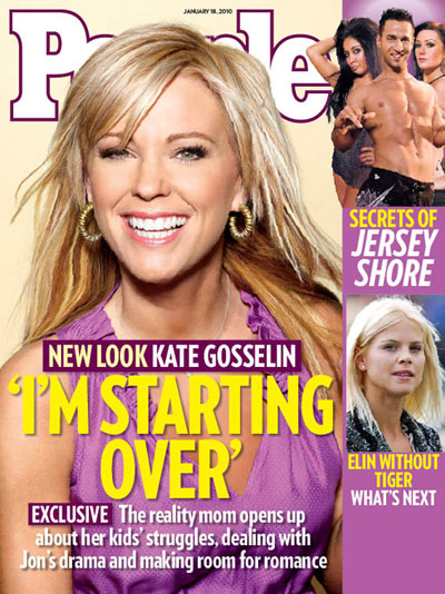 People magazine Kate Gosselin with long hair