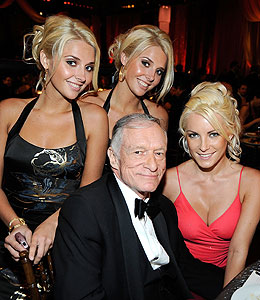 Getty Images hugh hefner crystal harris