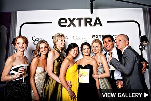 Extra lea michele dianna agron glee
